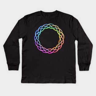 Rainbow Knot Kids Long Sleeve T-Shirt